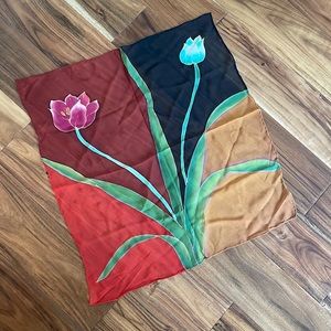Pretty silk scarf